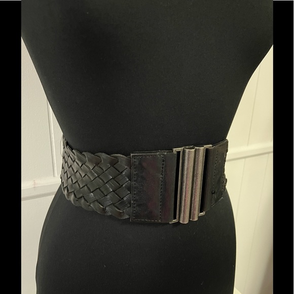 BCBGMaxAzria Braided Stretch Waist Belt -XS - Picture 3 of 7